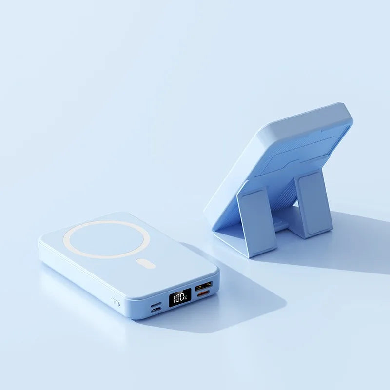 Portable Charger & Phone Holder - Stay Powered Anywhere!