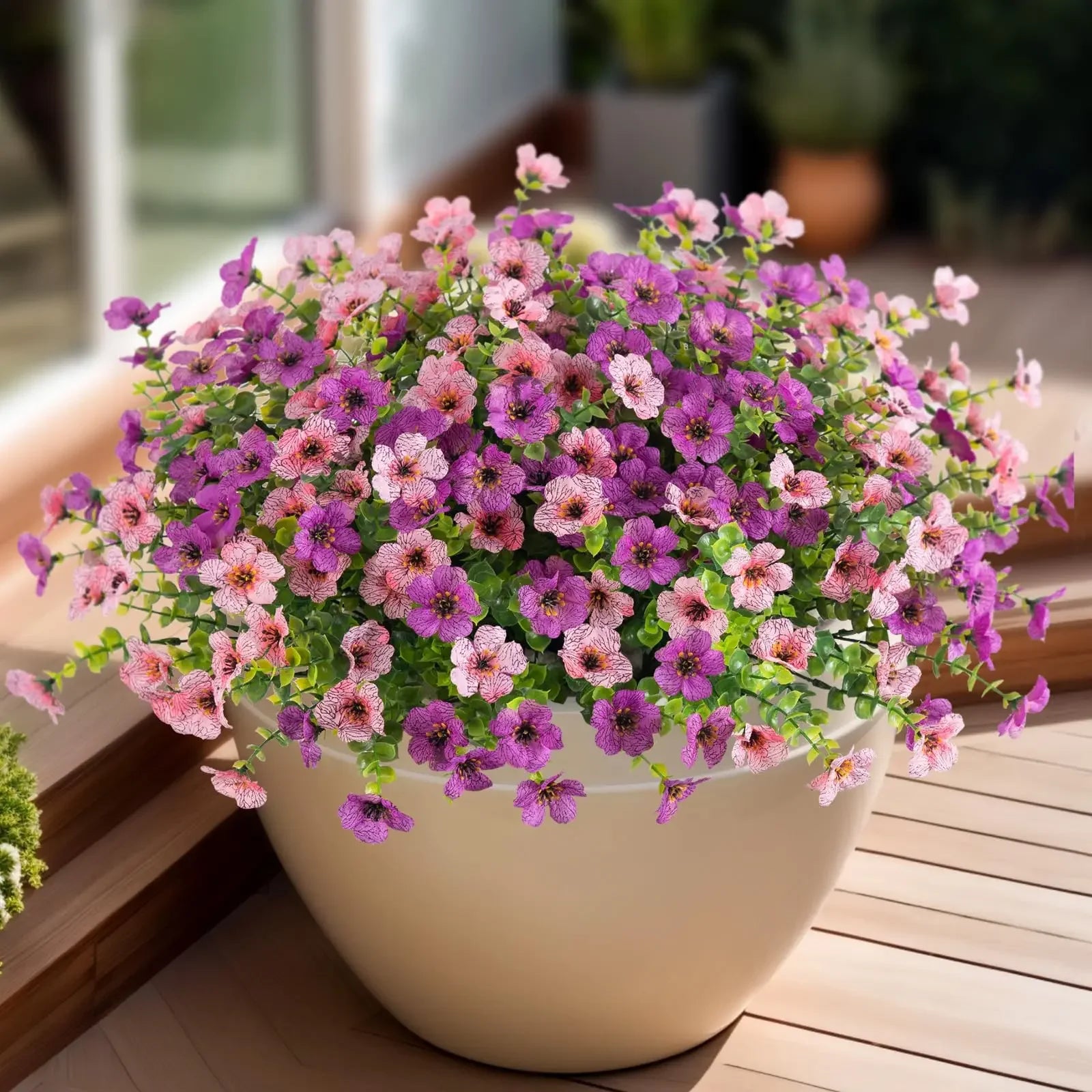 UV-Resistant EverGreen Faux Garden Shrubs